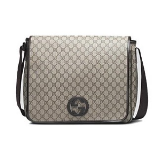 Brun Gucci Sacs De Messagerie Avec Verrouillage Détail G Achat